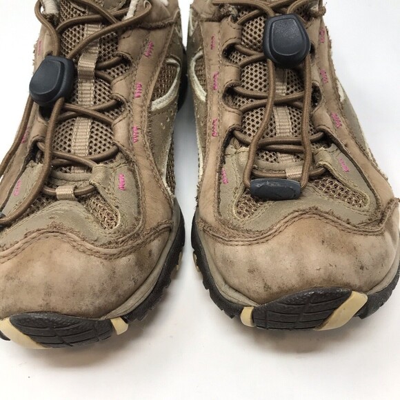 Merrell Women's Siren Athena Hiking Shoes Size 7.5 Brown Athletic Trail Vilbram - Picture 4 of 10